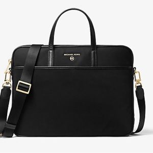 Large Nylon 15 Inch Laptop Crossbody Case